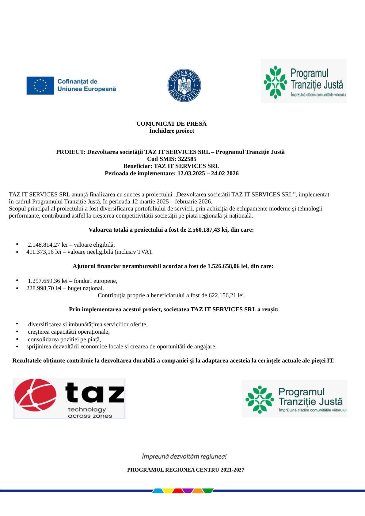 Datacenter T&acirc;rgu Mureș